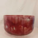Dragon's Blood Tree Resin Quartz Crystal Singing Bowl | 12" G Note (-28) | A=432 Tuning | #2389