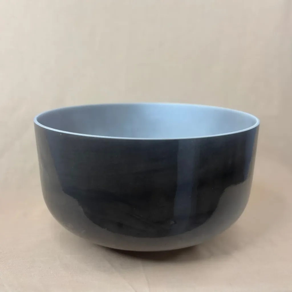 [2403] [#2403] 12" Trace Minerals Infused Quartz Crystal Singing Bowl | 3G#-13 | 206 Hz