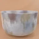 CFC Spray Quartz Crystal Singing Bowl | 12" F# Note (-16) | Grounding Frequencies | #2410