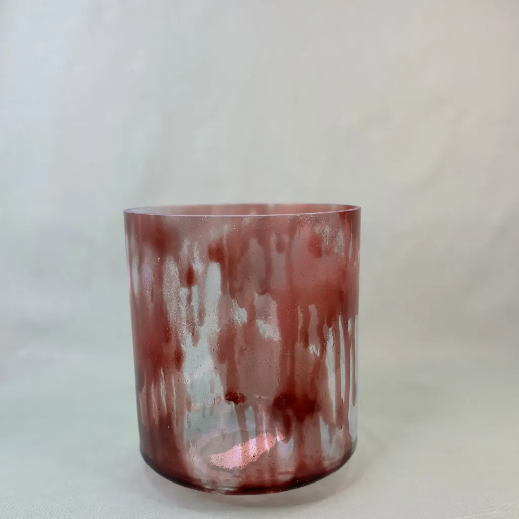 [2427] [#2427] 7" Dragon's Blood Tree Resin Infused Quartz Crystal Singing Bowl | 4F#+47 | 380 Hz