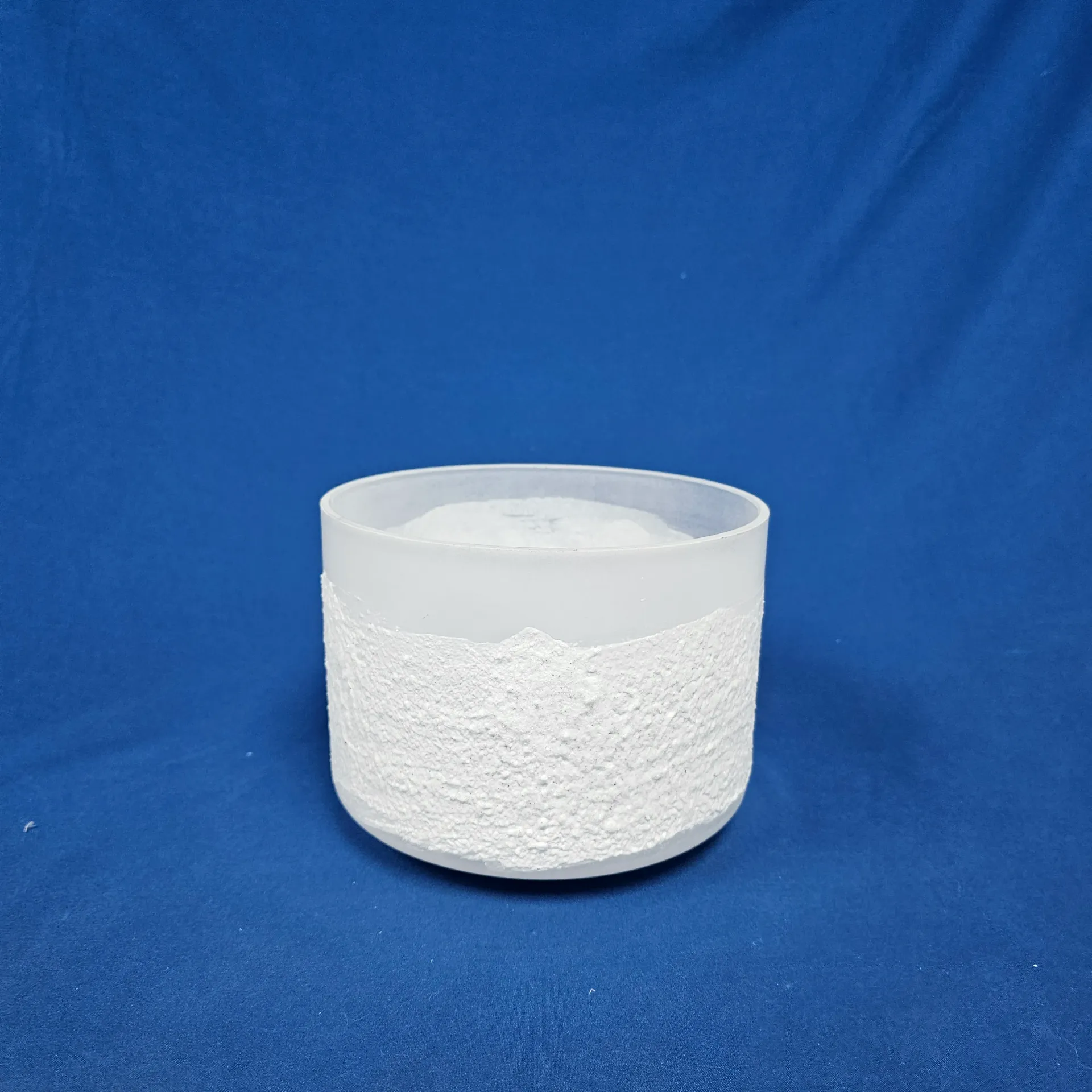 [2440] [#2440] 7" Epsom Salt Infused Quartz Crystal Singing Bowl | 4B0 | 493 Hz