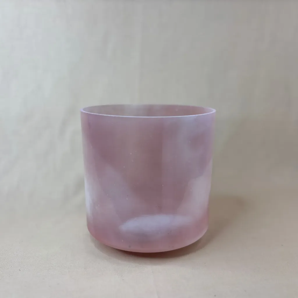 [2449] Halite Quartz Crystal Singing Bowl | 7" G Note (-9) | Concert Pitch | #2449