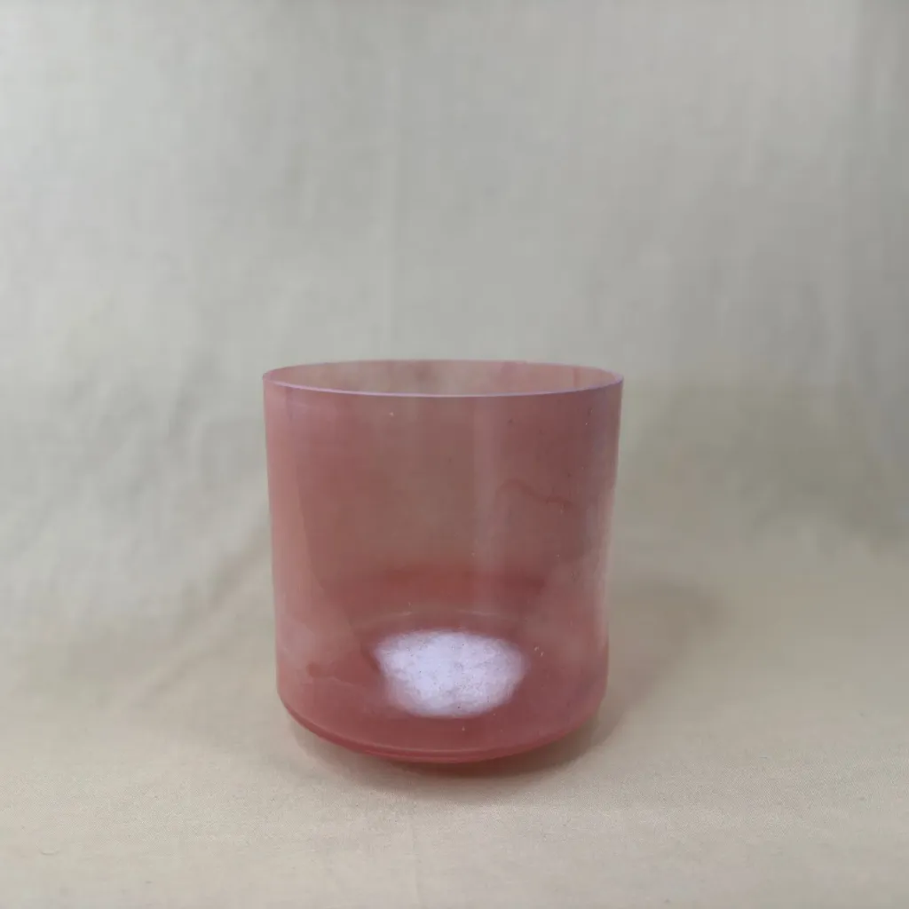 [2450] Halite Quartz Crystal Singing Bowl | 7" G# Note (-27) | A=432 Tuning | #2450