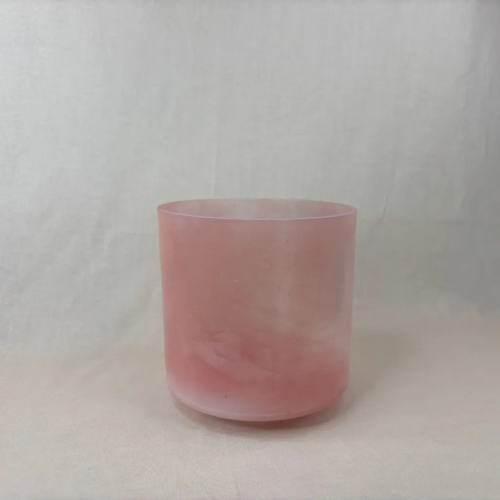 [2451] Halite Quartz Crystal Singing Bowl | 7" G Note (-36) | A=432 Tuning | #2451
