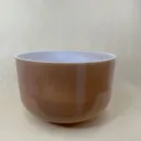 [#2502] 12" Golden Honey Infused Quartz Crystal Singing Bowl | 3E-41 | 160 Hz