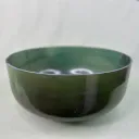 Moldavite Quartz Crystal Singing Bowl | 12" A Note (-27) | A=432 Tuning | #2510