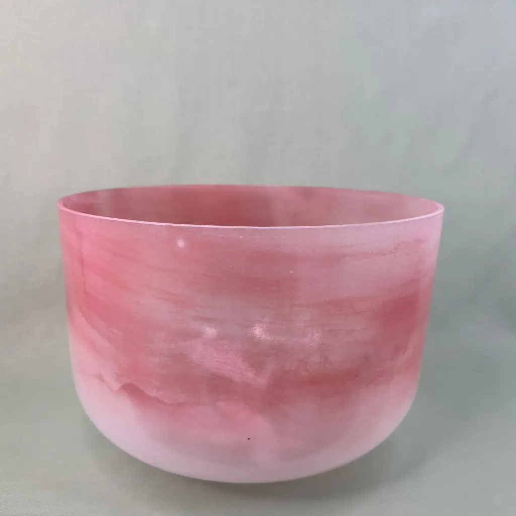 [2514] [#2514] 12" Halite Infused Quartz Crystal Singing Bowl | 3F#-40 | 180 Hz