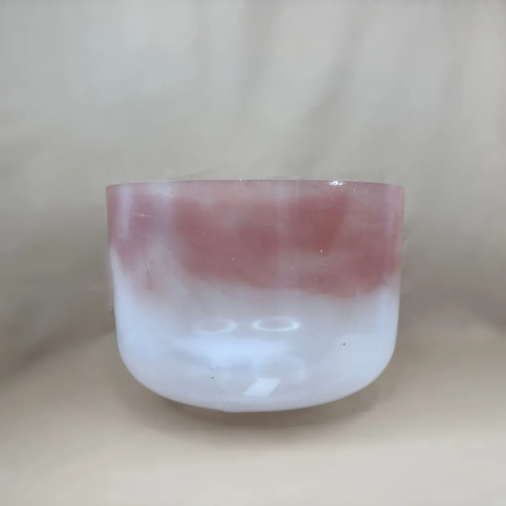Halite Quartz Crystal Singing Bowl | 12" D Note | #2515