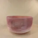 [#2518] 12" Halite Infused Quartz Crystal Singing Bowl | 3G#-33 | 203 Hz