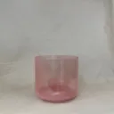 [#2207] 6.5" Halite Infused Quartz Crystal Singing Bowl | G+42 | 401 Hz