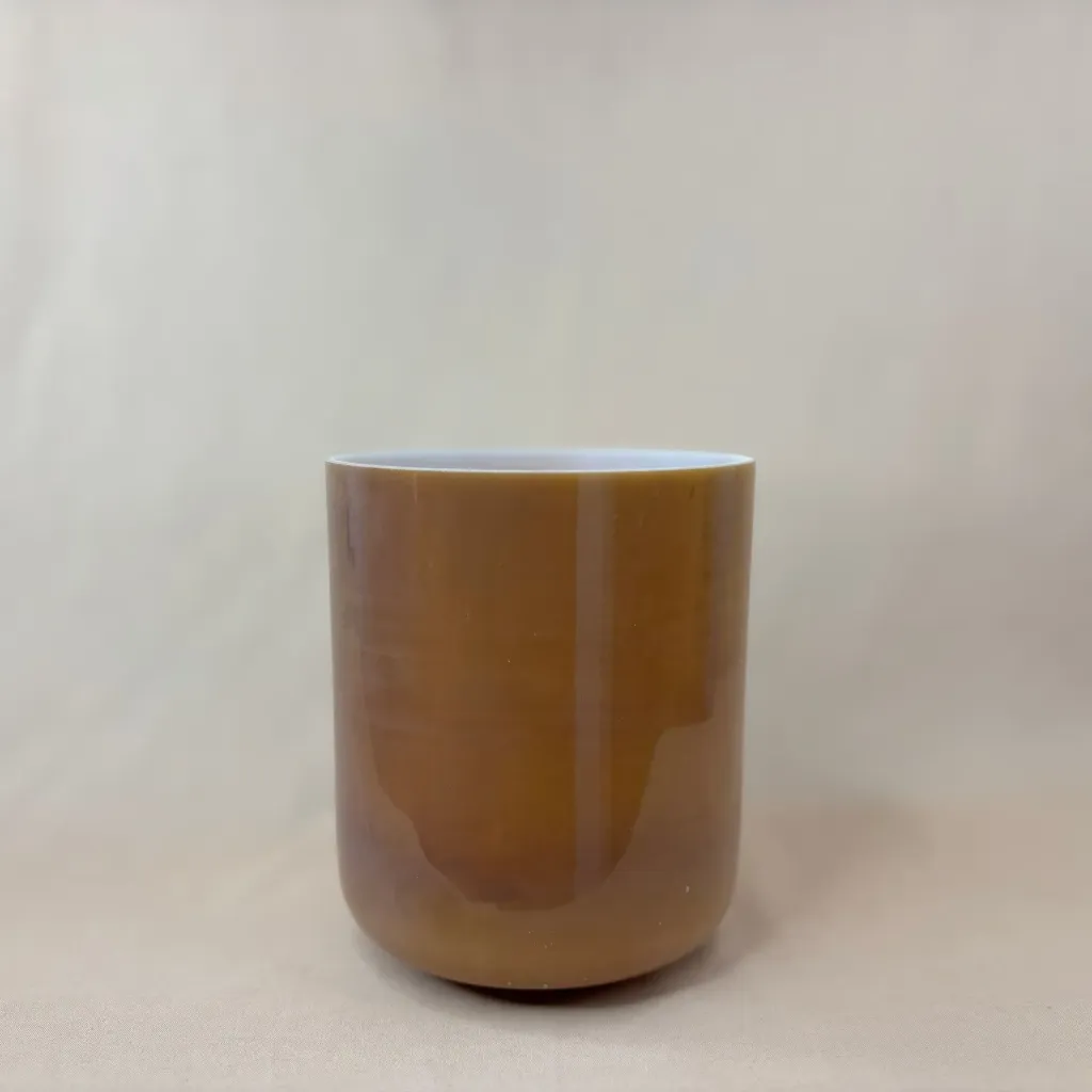 [#2419] Golden Honey Infused Quartz Crystal Singing Bowl | 6.5" | 4G-27 | 386 Hz