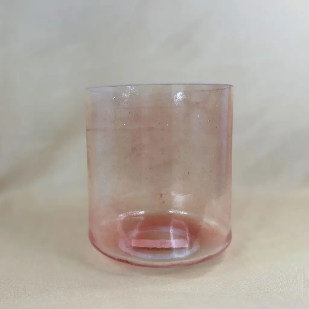 [2434] Halite Quartz Crystal Singing Bowl | 6.5" G Note (-26) | A=432 Tuning | #2434