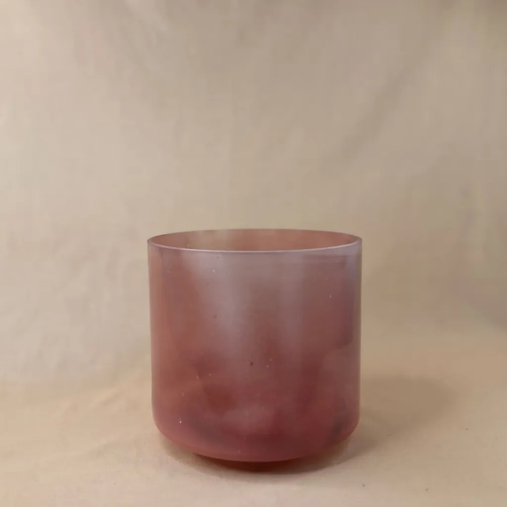 Halite Quartz Crystal Singing Bowl | 7" A Note (+9) | Concert Pitch | #2447