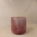 Halite Quartz Crystal Singing Bowl | 7" A Note (+9) | Concert Pitch | #2447