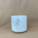 Dragon's Blood & Sacred Geometry Tea Quartz Crystal Singing Bowl | 6.5" G Note | #2476