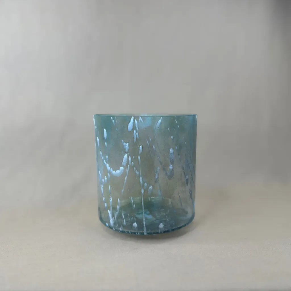 Sacred Geometry Tea Quartz Crystal Singing Bowl | 6.5" F# Note | Grounding Frequencies | #2493