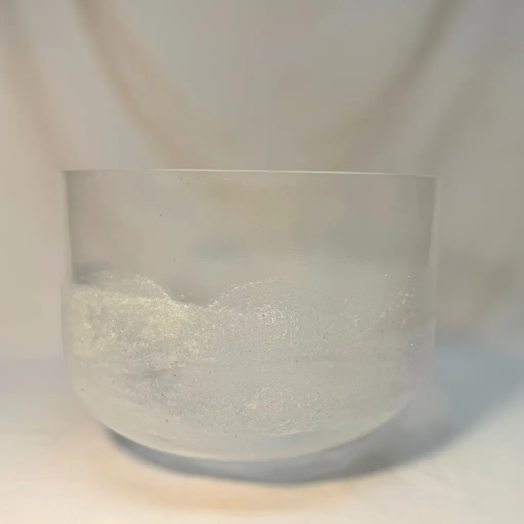 Vitamin D Quartz Crystal Singing Bowl | 10" C Note (+8) | Concert Pitch | #2526