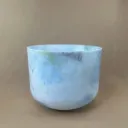 Dragon's Blood, Sacred Geometry Tea Quartz Crystal Singing Bowl | 10" G# Note (0) | Concert Pitch | #2547