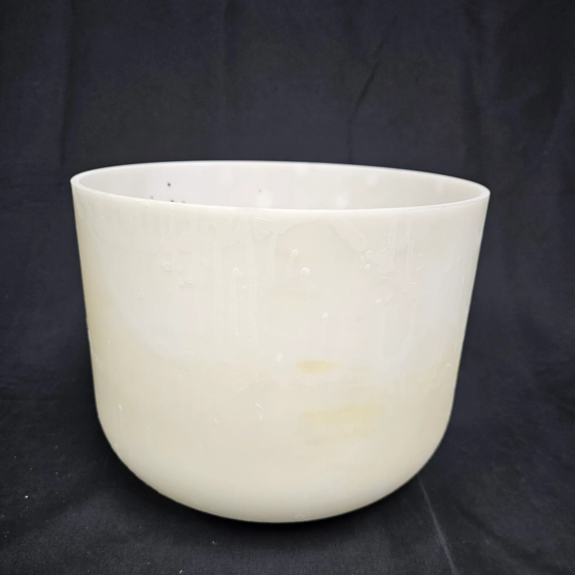 [#2563] 10" Devalite Infused Quartz Crystal Singing Bowl | 3A+31 | 224 Hz
