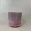[#2572] 8" Halite Infused Quartz Crystal Singing Bowl | 4D+44 | 301 Hz