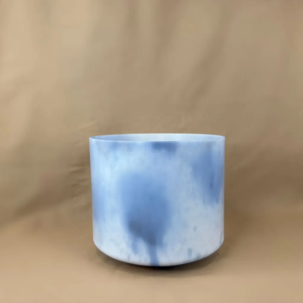 [2578] Lavender Flower Quartz Crystal Singing Bowl | 8" D Note | C=528 Tuning | #2578