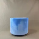 Lavender Flower Quartz Crystal Singing Bowl | 8" D Note (+39) | Uplift Frequencies | #2581