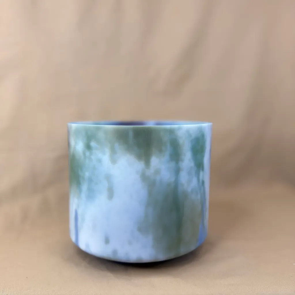 [2601] CFC Tea Quartz Crystal Singing Bowl | 8" D# Note (-34) | A=432 Tuning | #2601