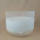 Pure Epsom Salt Quartz Crystal Singing Bowl | 10" A Note | Concert Pitch | #2613