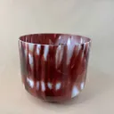 Dragon's Blood Tree Resin Quartz Crystal Singing Bowl | 10" G Note (-14) | Grounding Frequencies | #2621