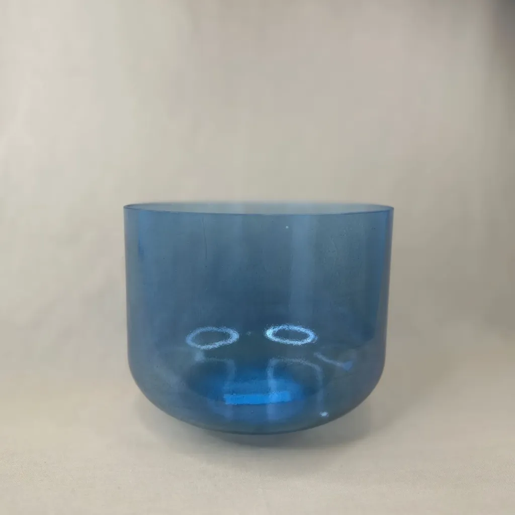 [2640] Blue Sapphire Quartz Crystal Singing Bowl | 10" A# Note | Uplift Frequencies | #2640