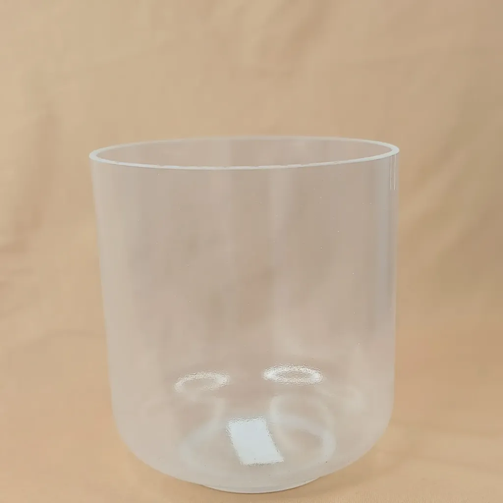 [2666] Clear Quartz Crystal Singing Bowl | 6.5" G# Note (+2) | #2666