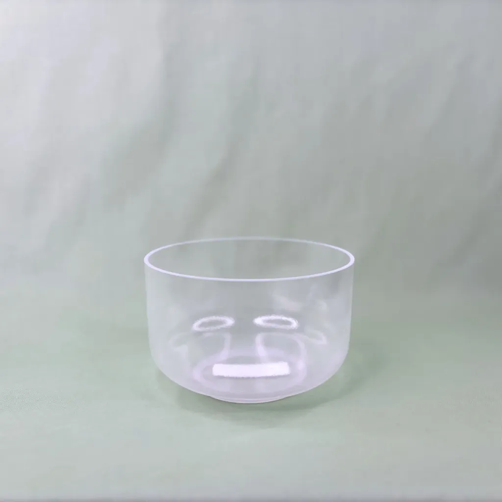 [2668] Clear Quartz Crystal Singing Bowl | 6.5" A Note (+42) | Uplift Frequencies | #2668