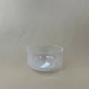 Clear Quartz Crystal Singing Bowl | 6.5" C# Note (+34) | Uplift Frequencies | #2669