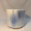 Pyrite & Violet Labradorite Quartz Crystal Singing Bowl | 7" A Note (-36) | A=432 Tuning | #2710