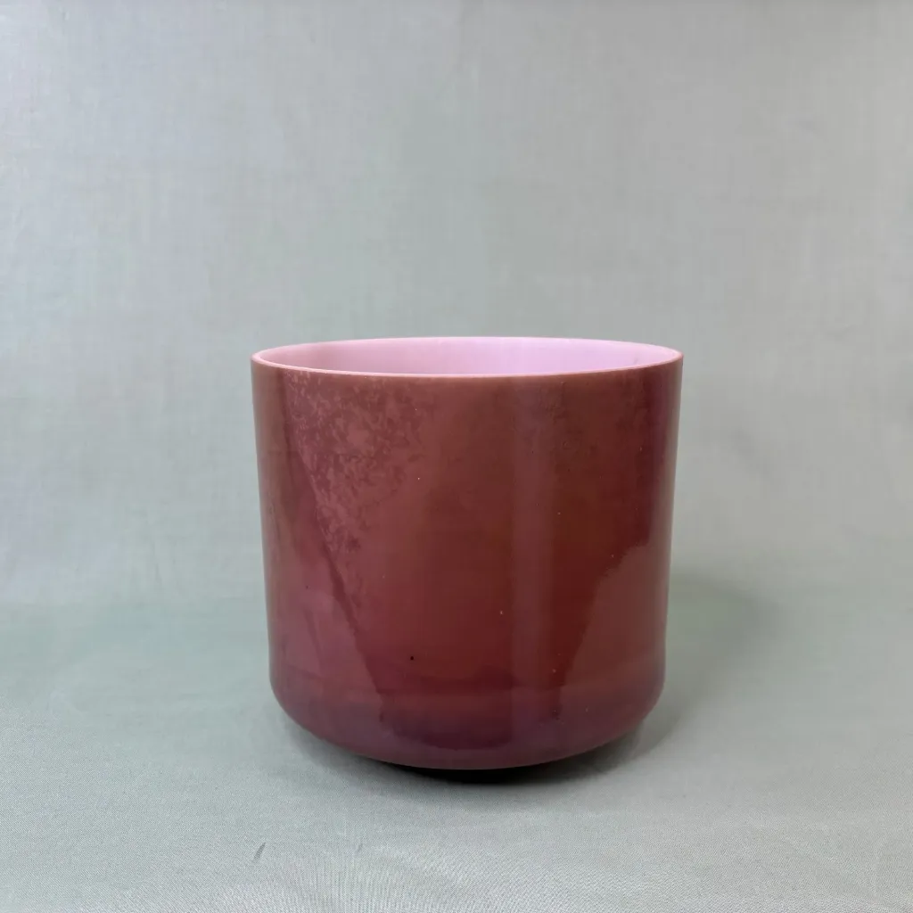 [2714] Cacao Quartz Crystal Singing Bowl | 7" A Note(+25) | Uplift Frequencies | #2714