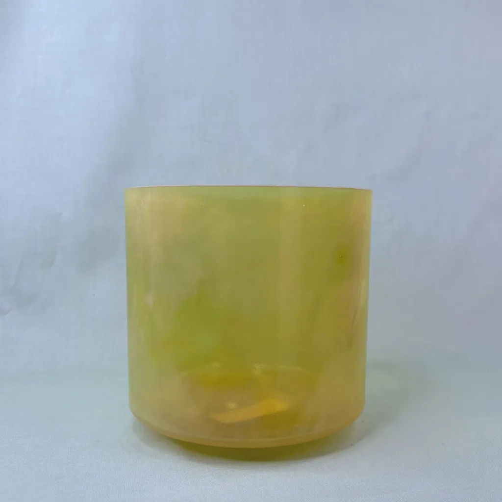 [2727] Idaho Honey Quartz Crystal Singing Bowl | 7" E Note | C=528 Tuning | #2727