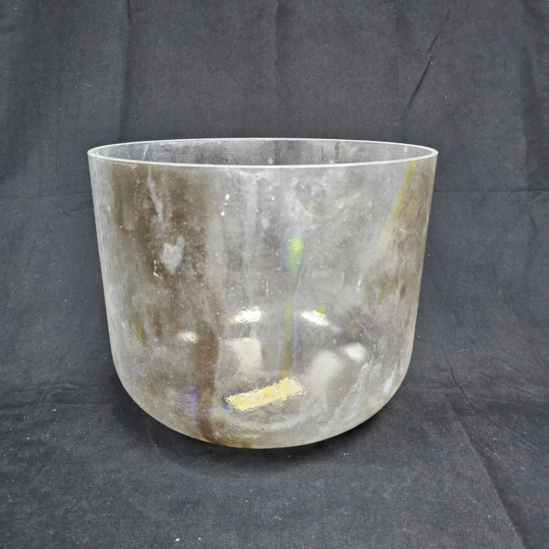[#3002] 10" Herkimer Diamond Infused Quartz Crystal Singing Bowl | 3G-34 | 192Hz
