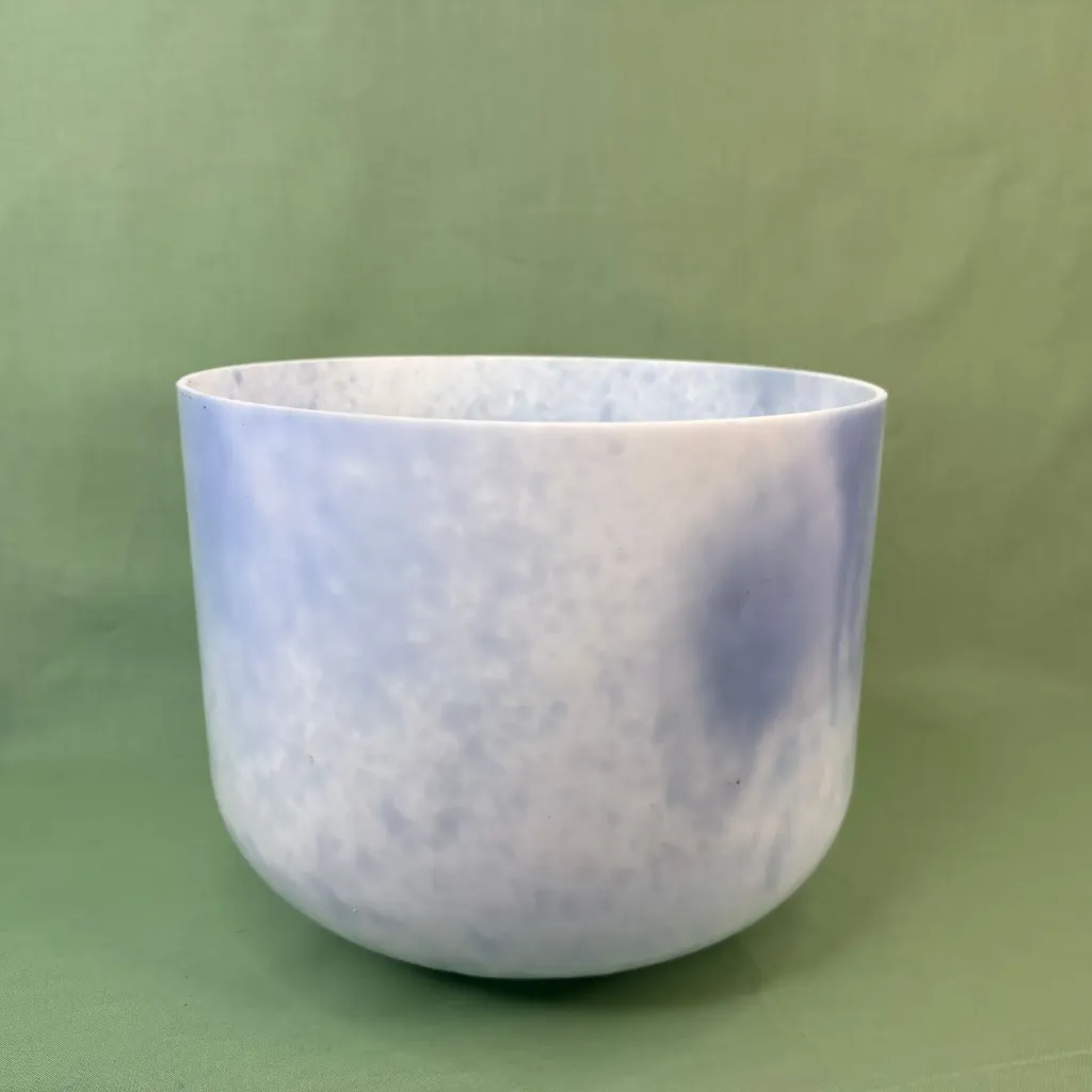 [2552] Lavender Flower Quartz Crystal Singing Bowl | 10" G# Note (-37) | A=432 Tuning | #2552