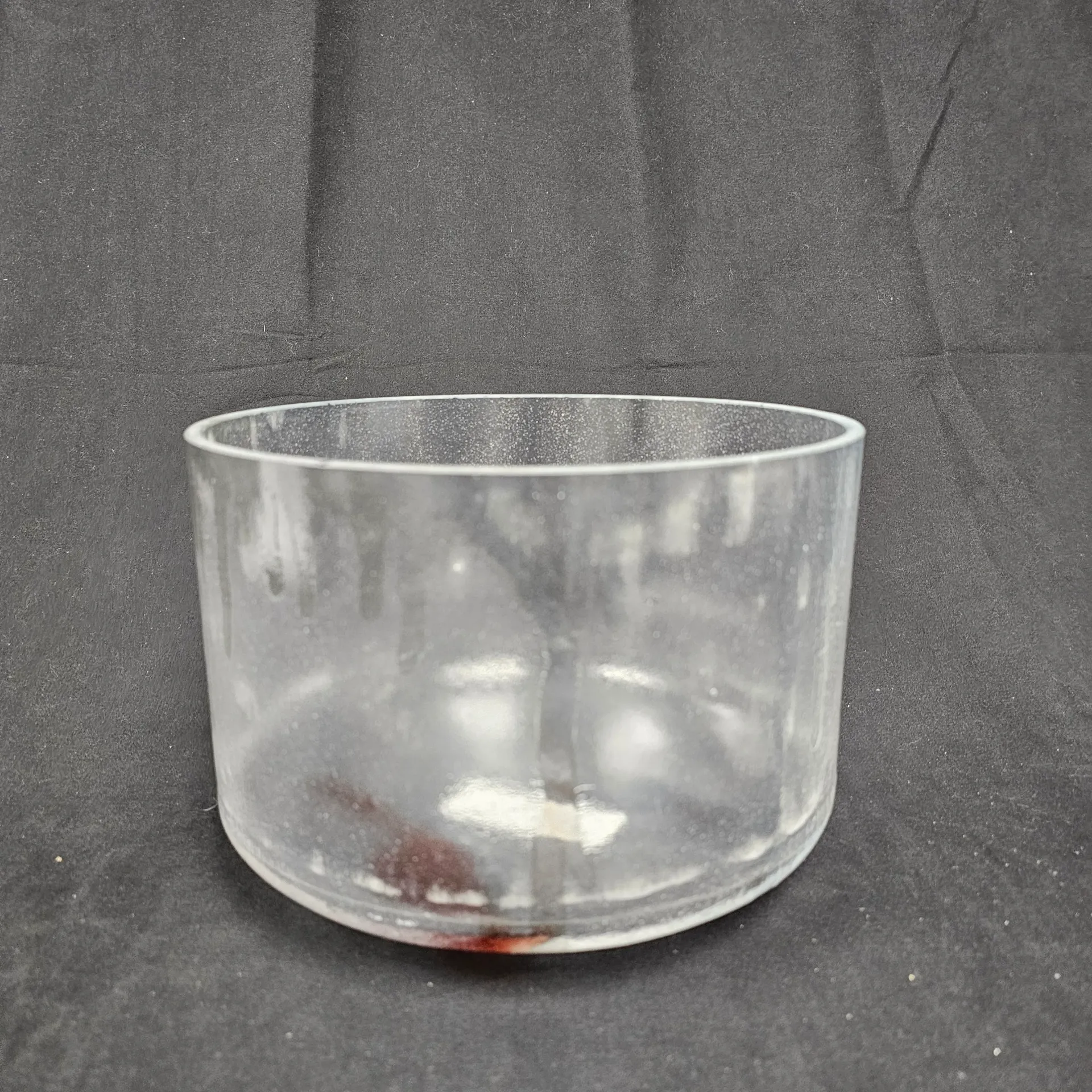 [#2795] 9" Dragon's Blood Tree Resin Infused Quartz Crystal Singing Bowl | 4G#-40 | 405 Hz | First Edition