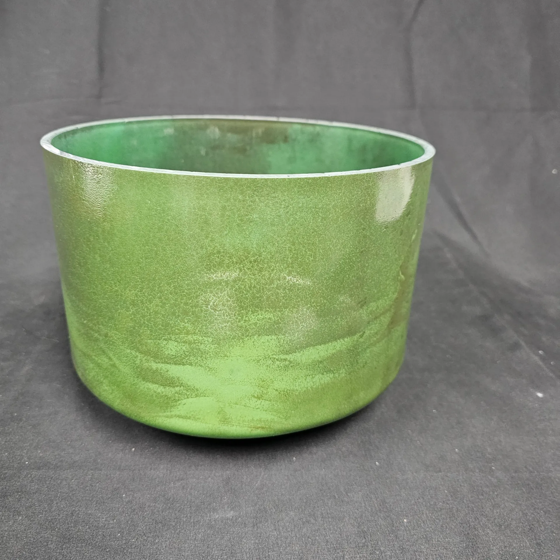 [2809] [#2809] 9" Moldavite Infused Quartz Crystal Singing Bowl | 4G+36 | 400 Hz