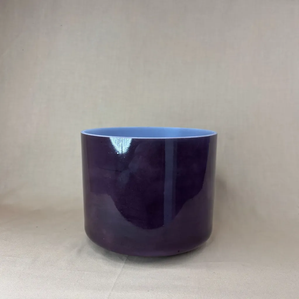 Body Recall Tea Quartz Crystal Singing Bowl | 7" A Note (-50) | #92