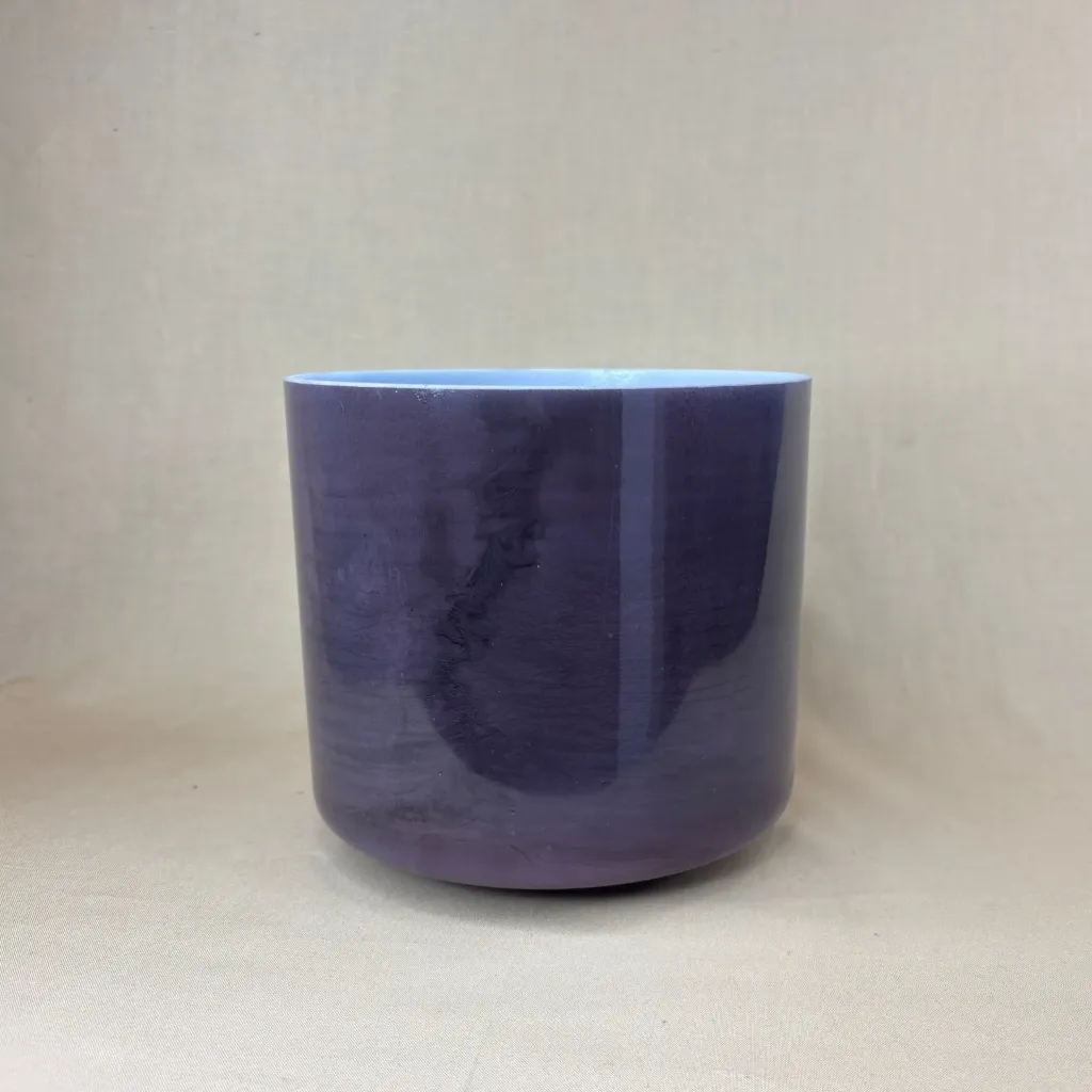 [101] Body Recall Tea Quartz Crystal Singing Bowl | 7" F# Note | #101