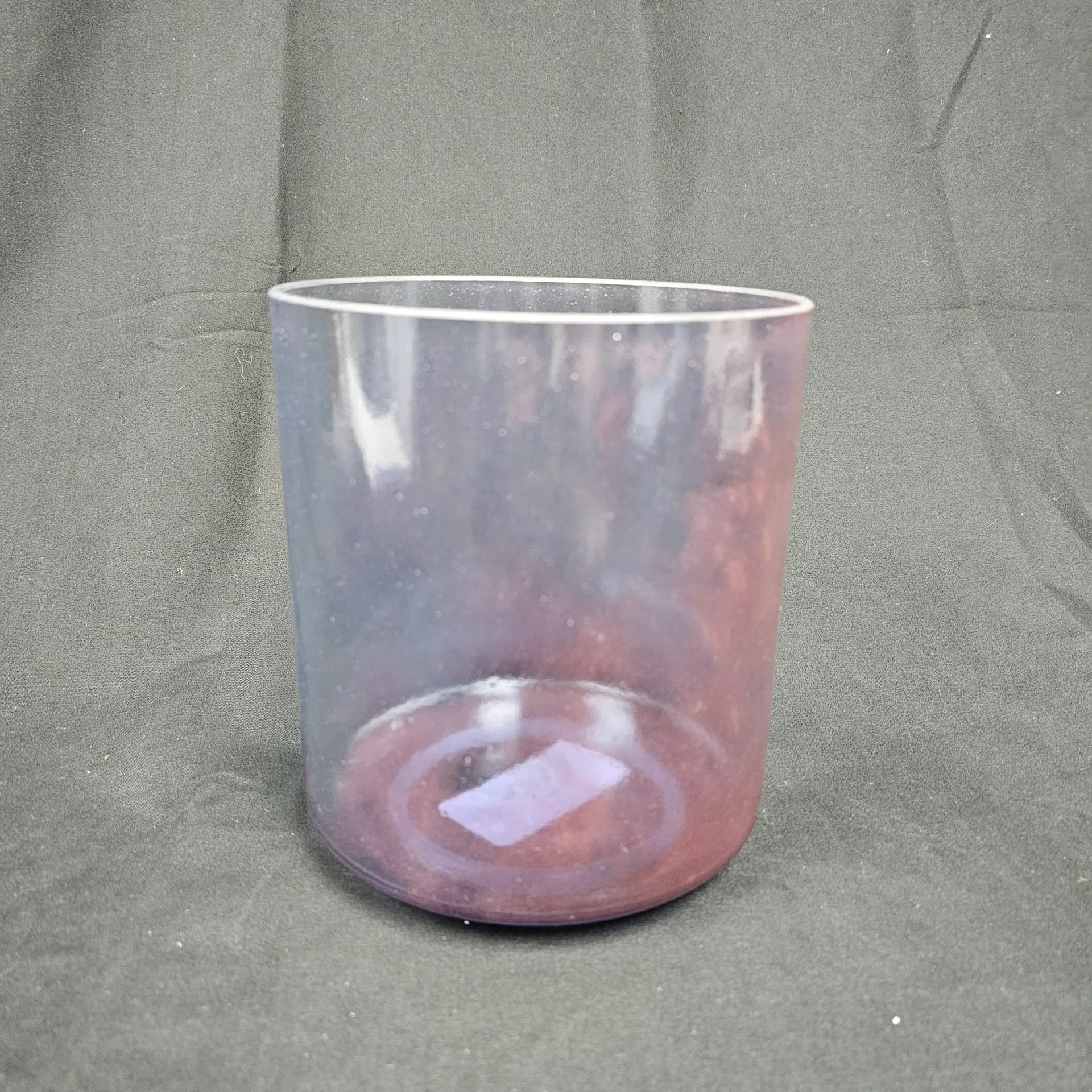 [#110] 6" Purpurite Infused Quartz Crystal Singing Bowl | 4A#+37 | 476 Hz