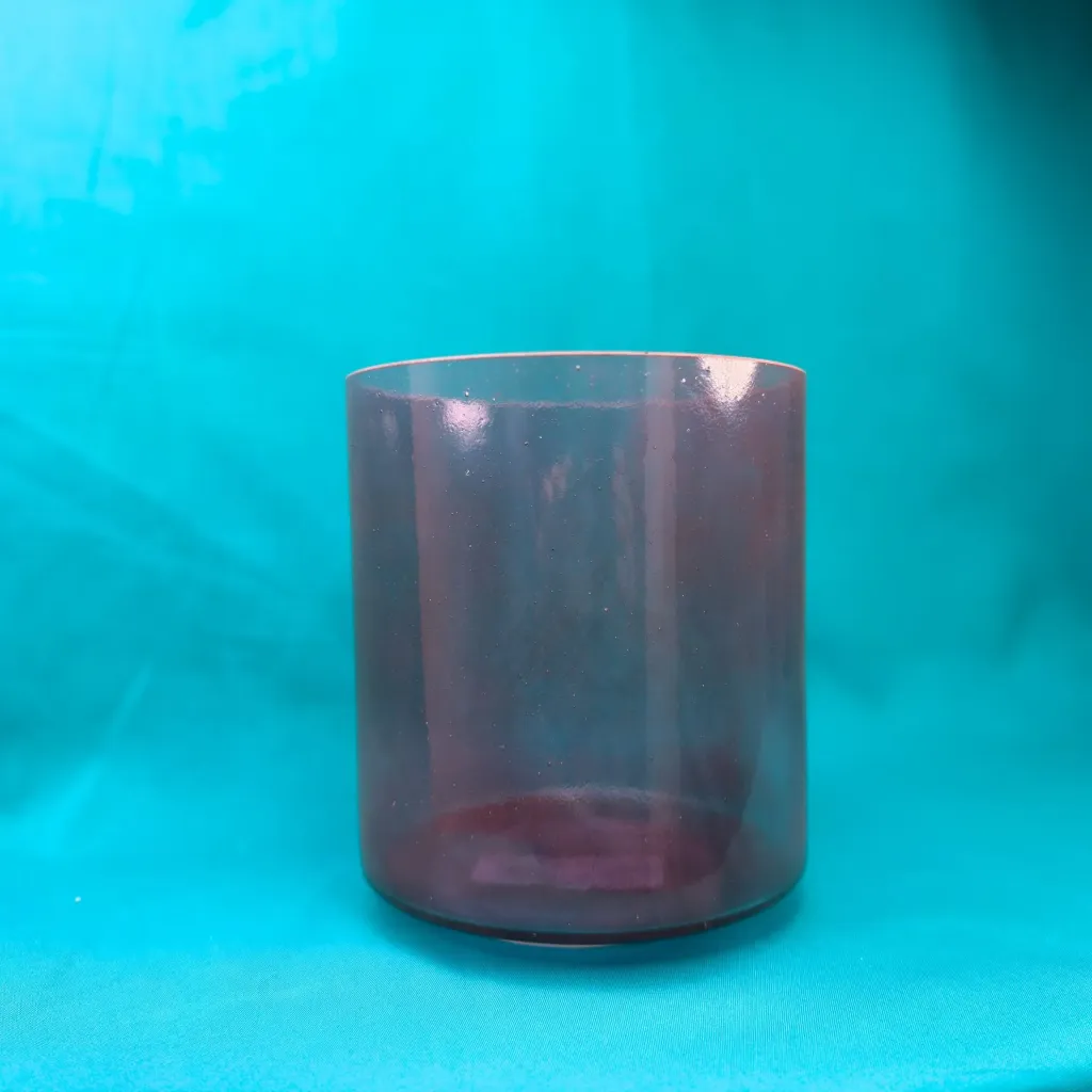 [#116] 6" Purpurite Infused Quartz Crystal Singing Bowl | A#+50