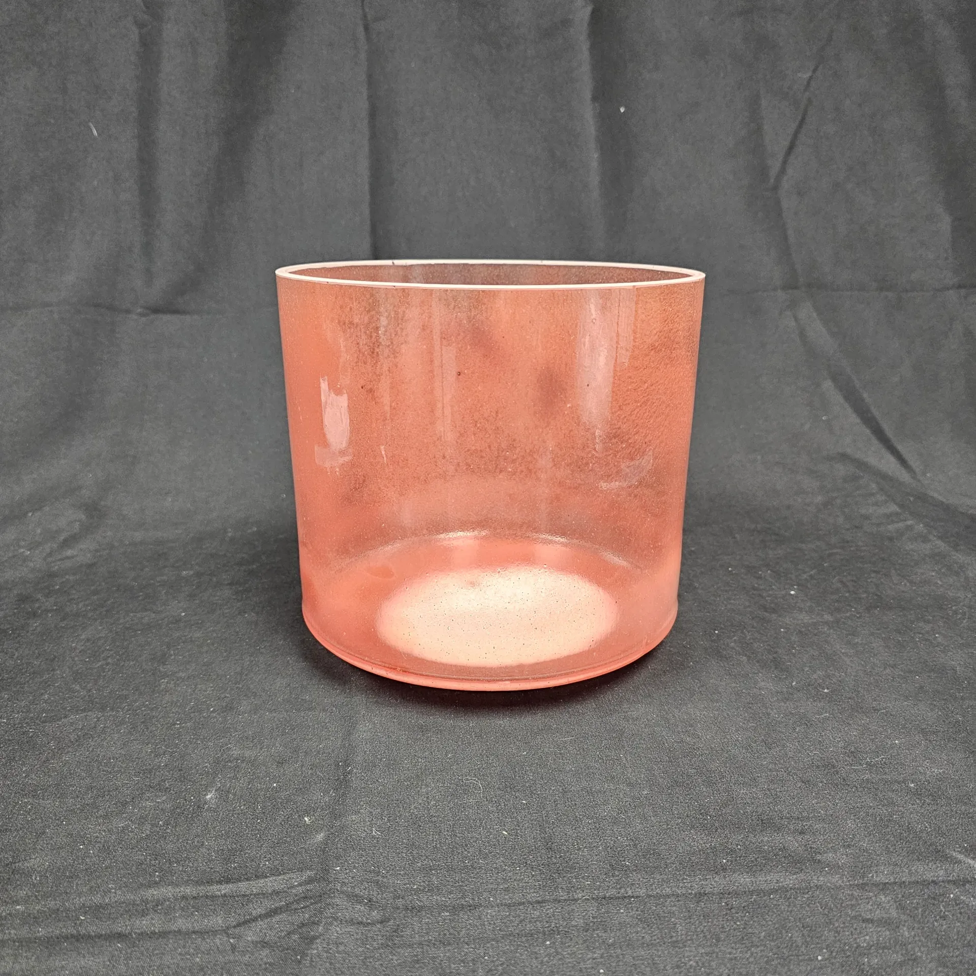 [#3077] 8" Halite & Herkimer Diamond Infused Quartz Crystal Singing Bowl | 4G+8 | 394 Hz