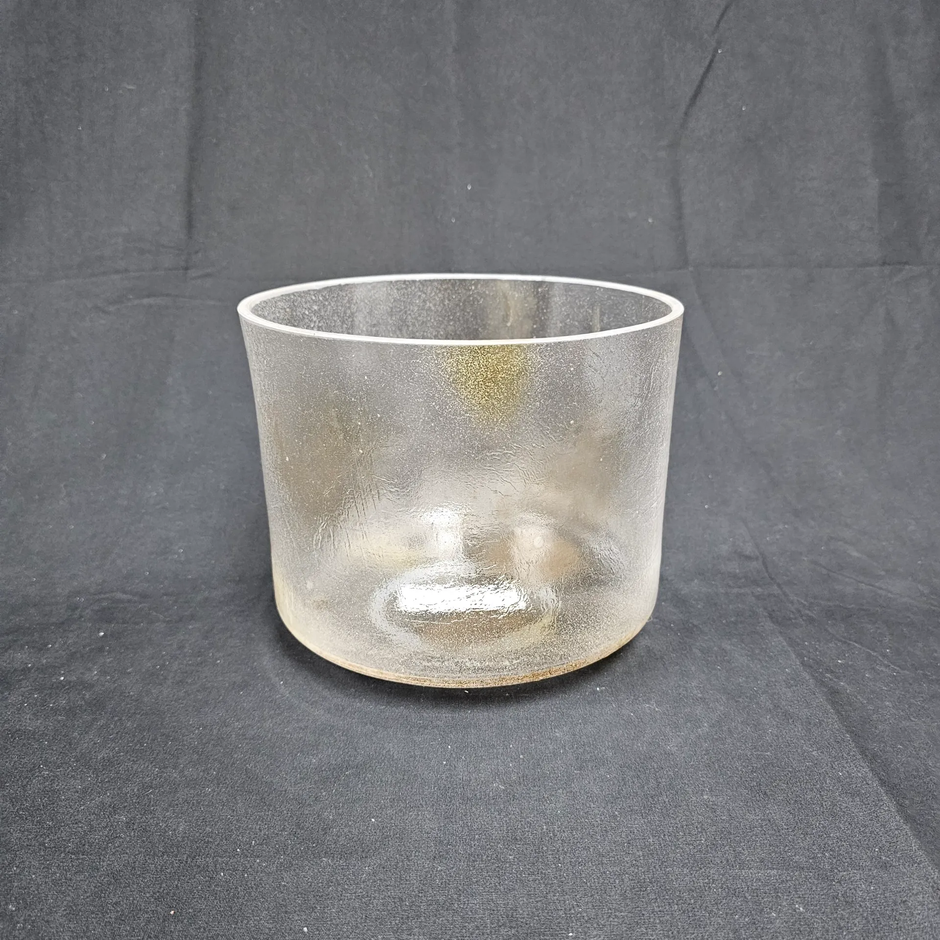[#3083] 8" Herkimer Diamond Infused Quartz Crystal Singing Bowl | 4G+47 | 402 Hz