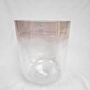 [#3111] 12" Halite Infused Quartz Crystal Singing Bowl | 3C-45 | 127 Hz