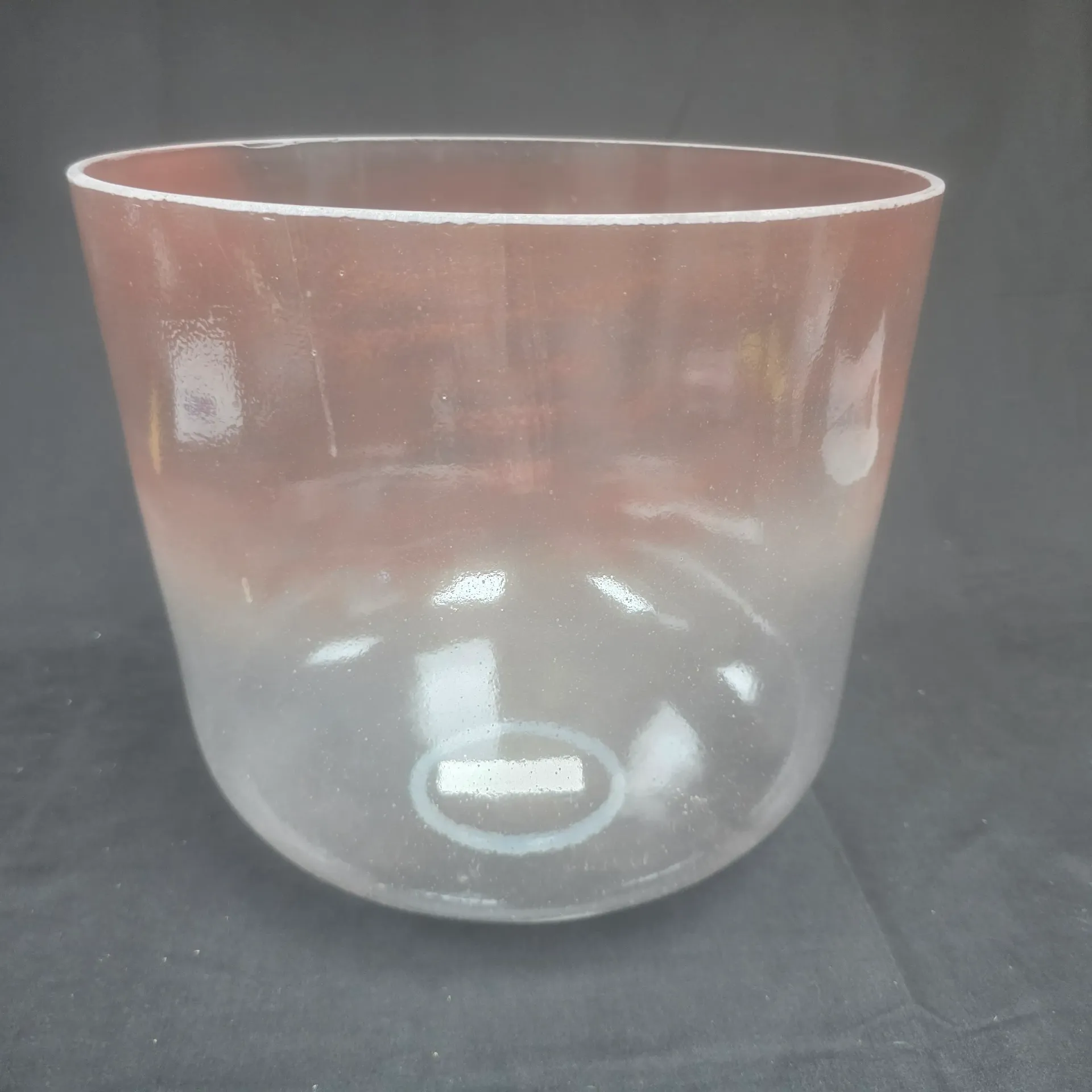 [3115] [#3115] 12" Halite Infused Quartz Crystal Singing Bowl | 3D#+28 | 158 Hz