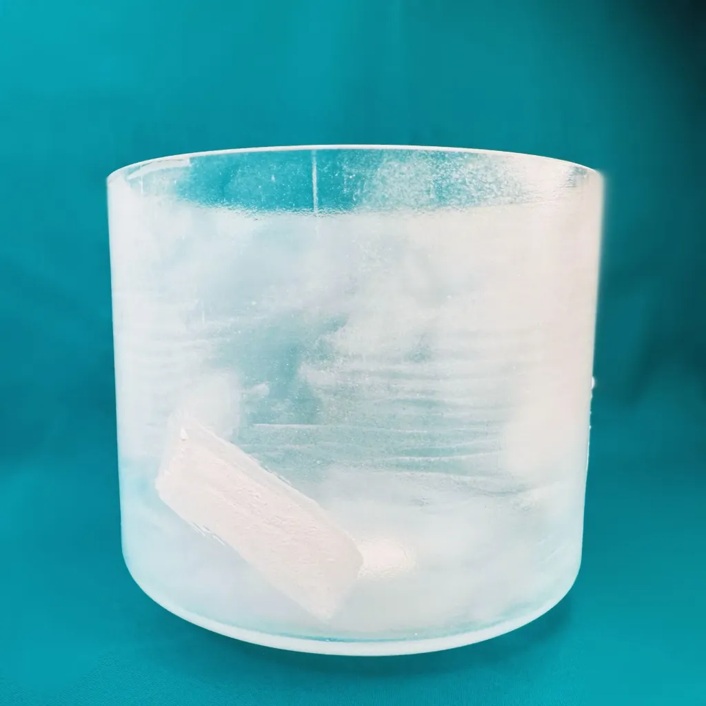 [122] Vibrational Cleanse Quartz Crystal Singing Bowl | 8" E Note (+35) | Uplift Frequencies | #122