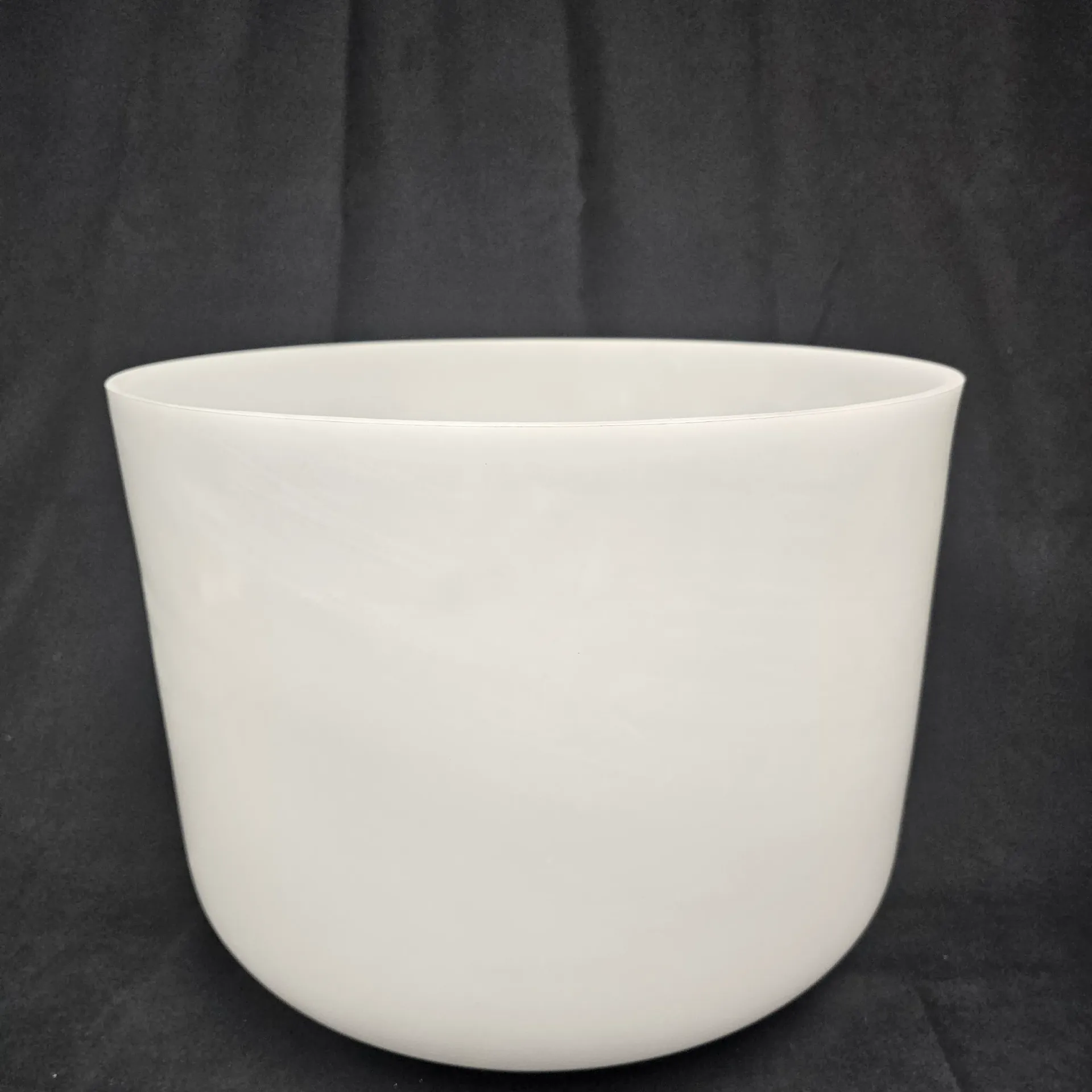 [#3168] 14" Opaque Quartz Crystal Singing Bowl | 2B+42 | 126 Hz